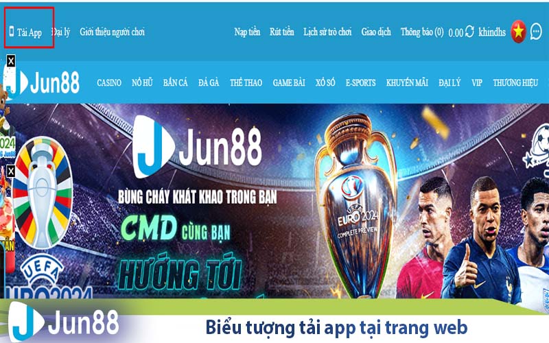 Tải App Jun88 - 3 Phút Download Ứng Dụng Cá Cược Hàng Đầu 3 bieu tuong tai app tai trang web